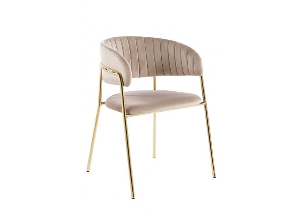 Silla Niel Golden Terciopelo