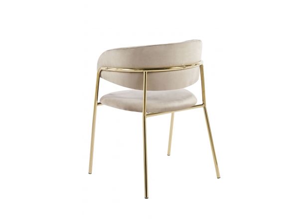 Silla Niel Golden Terciopelo