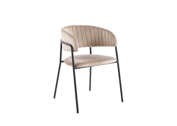 Silla Niel Black Terciopelo
