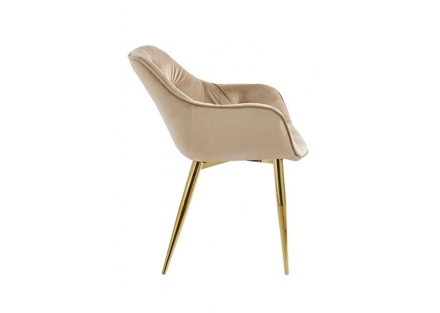 Silla Creta Golden Terciopelo