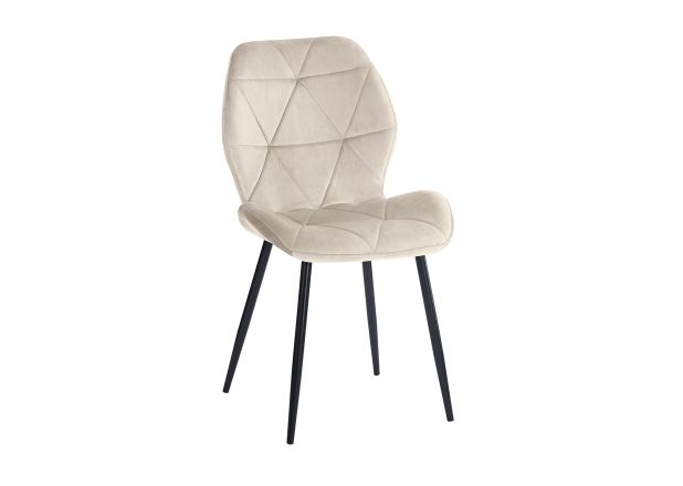 Silla Lespa Terciopelo Patas Negras