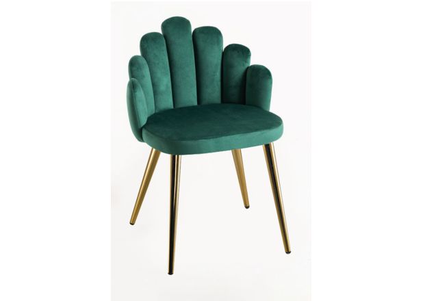 Silla Hanpe Gold Terciopelo
