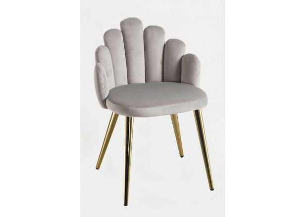 Silla Hanpe Gold Terciopelo