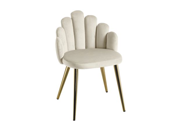 Silla Hanpe Gold Terciopelo