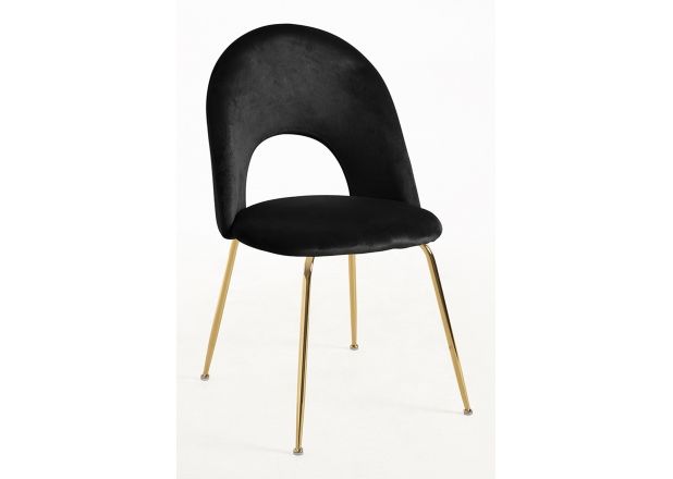 Silla Wedan Gold Terciopelo