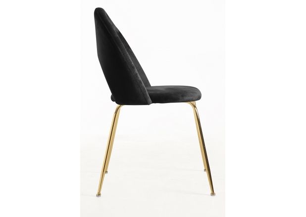 Silla Wedan Gold Terciopelo