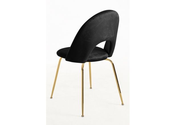 Silla Wedan Gold Terciopelo