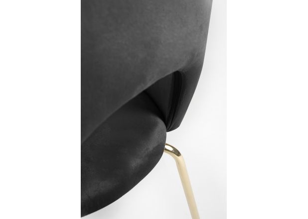 Silla Wedan Gold Terciopelo