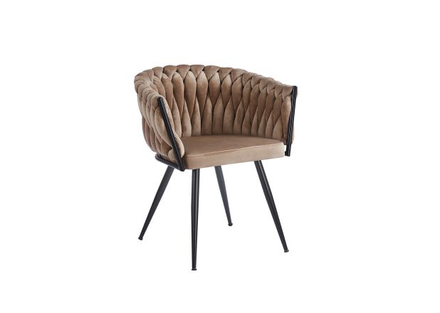 Silla Dinu Black Terciopelo