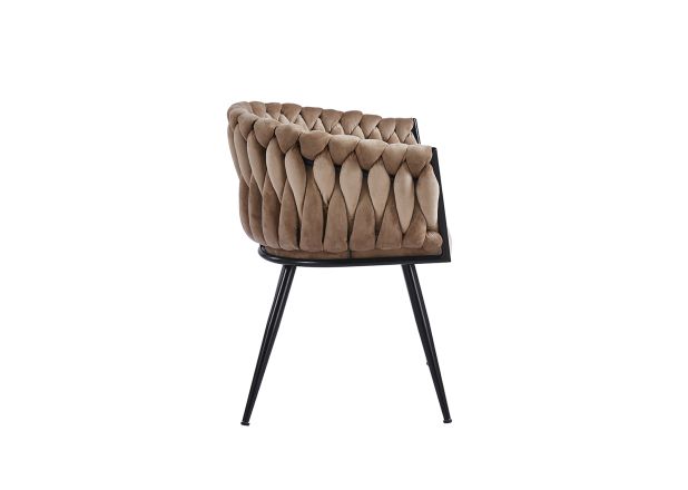 Silla Dinu Black Terciopelo