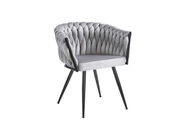 Silla Dinu Black Terciopelo