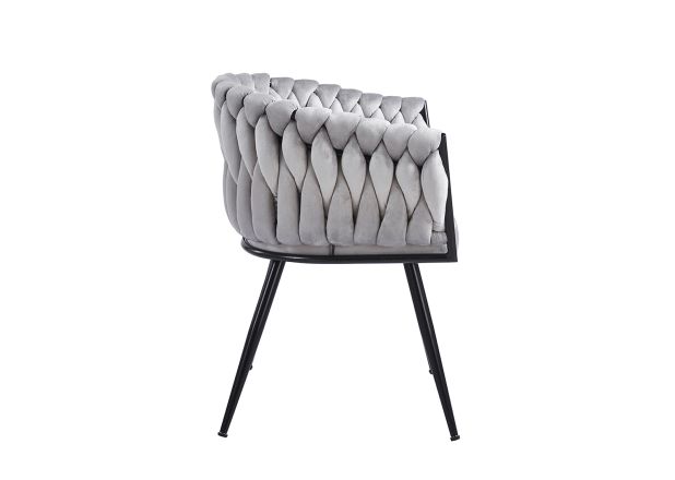 Silla Dinu Black Terciopelo
