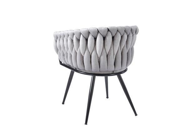 Silla Dinu Black Terciopelo