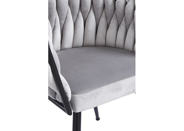 Silla Dinu Black Terciopelo