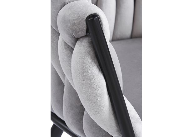 Silla Dinu Black Terciopelo
