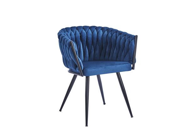 Silla Dinu Black Terciopelo