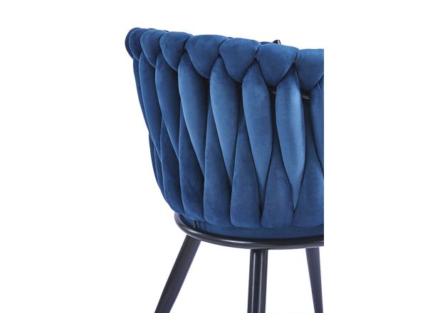 Silla Dinu Black Terciopelo