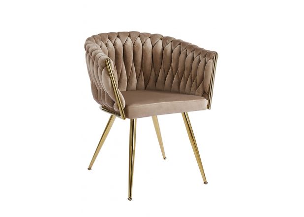 Silla Dinu Golden Terciopelo