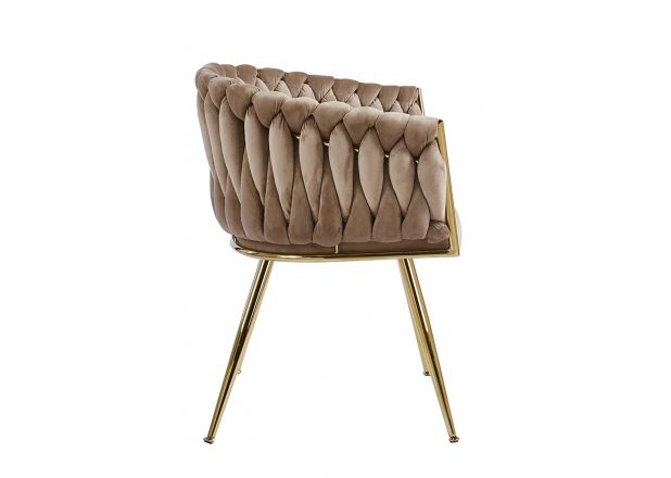 Silla Dinu Golden Terciopelo