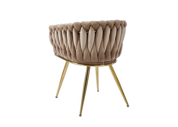 Silla Dinu Golden Terciopelo