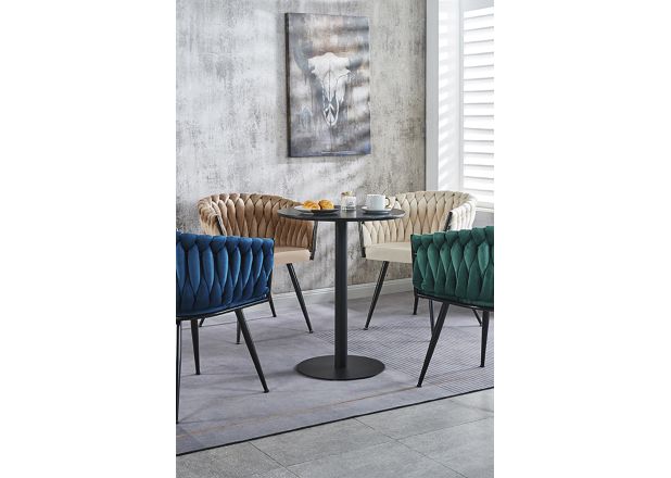 Silla Dinu Black Terciopelo