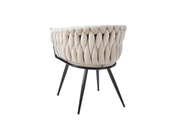 Silla Dinu Black Terciopelo