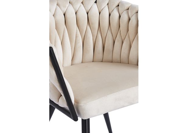 Silla Dinu Black Terciopelo