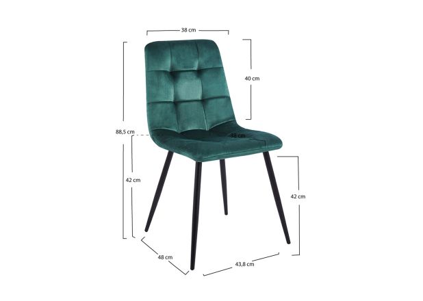 Silla Stahk Terciopelo
