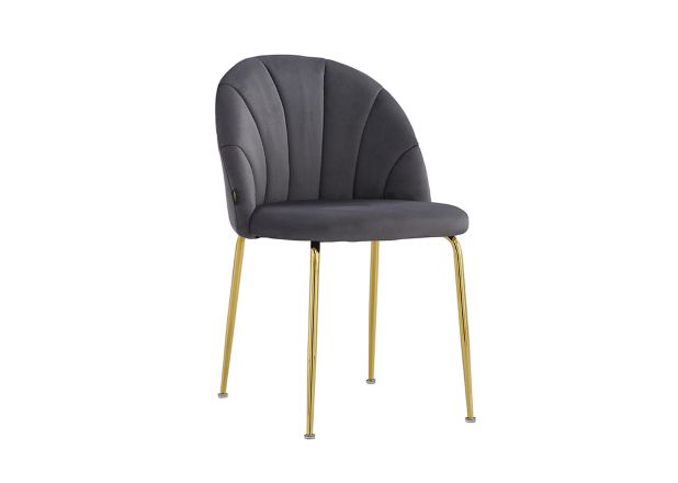 Silla Gelma Gold Terciopelo
