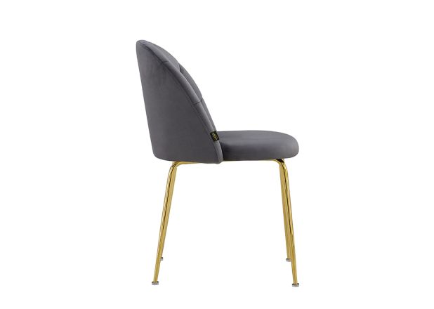 Silla Gelma Gold Terciopelo