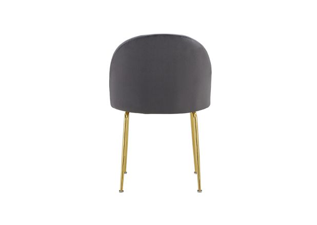 Silla Gelma Gold Terciopelo