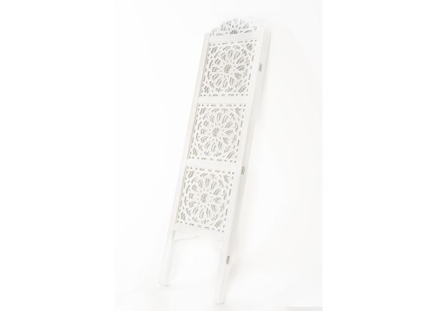 Biombo Nufer Madera Blanco