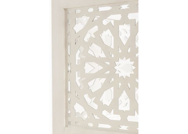 Biombo Nufer Madera Blanco