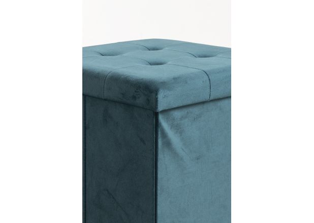 Pufe de armazenamento Tonpi 38 cm Veludo