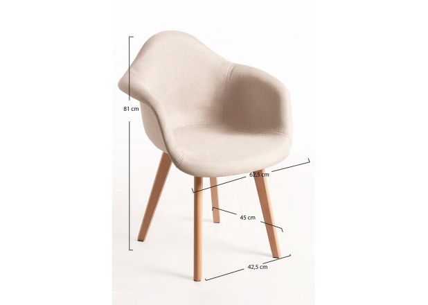 Silla Luba Tela