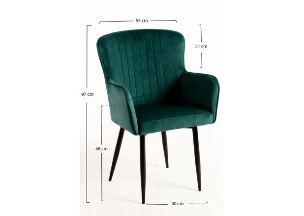 Silla Lyde Terciopelo