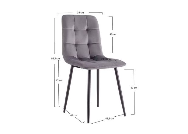 Silla Stahk Terciopelo