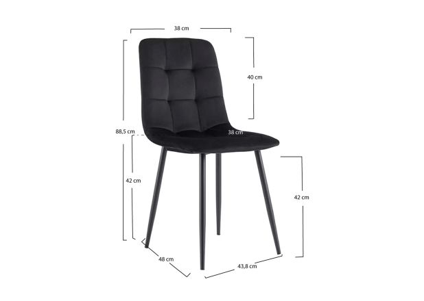 Silla Stahk Terciopelo