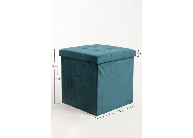 Puff Almacenaje Tonpi 38 cm Terciopelo