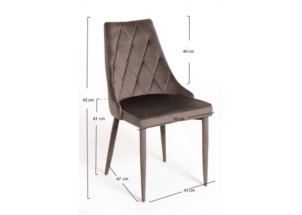 Silla Stoki Terciopelo