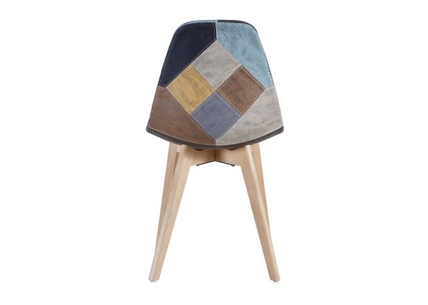 Silla Nordi Patchwork Polipiel