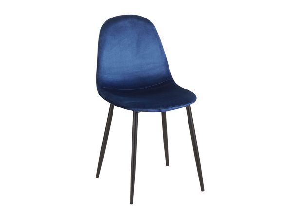 Silla Leo Black Terciopelo