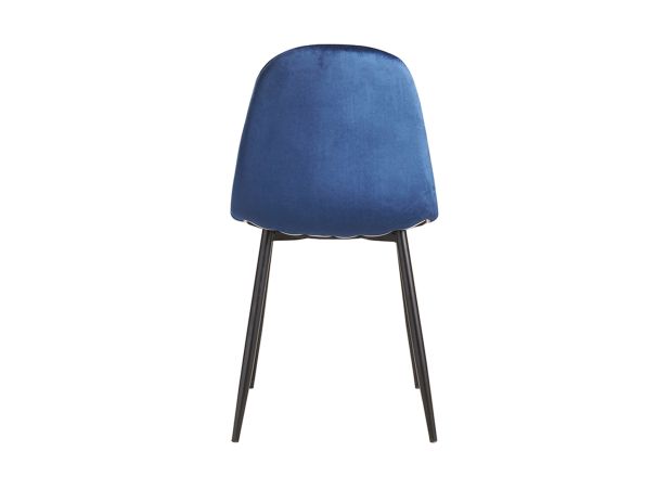 Silla Leo Black Terciopelo