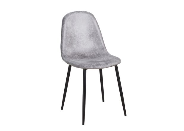 Silla Black Leo Polipiel Vintage
