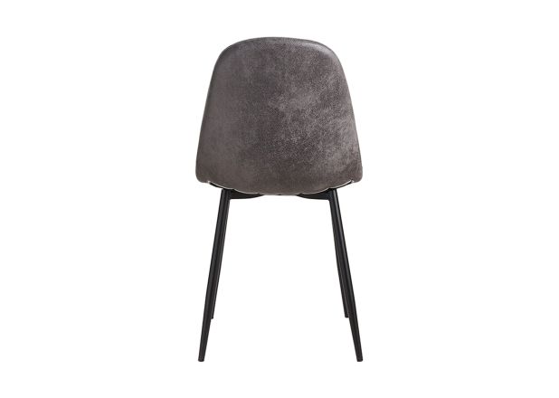 Silla Black Leo Polipiel Vintage