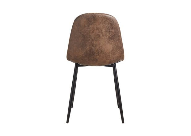 Silla Black Leo Polipiel Vintage