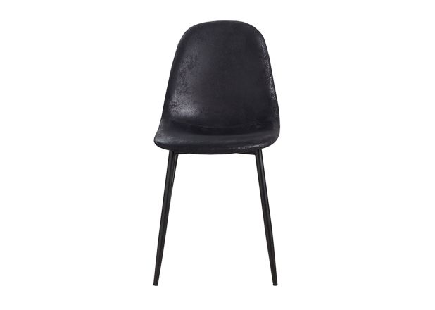 Silla Black Leo Polipiel Vintage