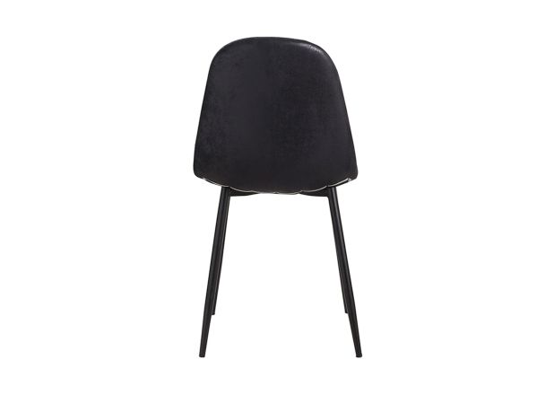 Silla Black Leo Polipiel Vintage