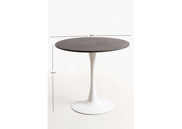 Mesa Kaligan 80 cm Mármol