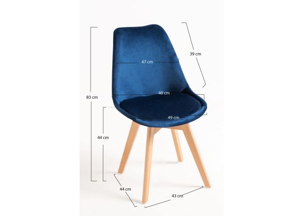 Silla Mona Terciopelo